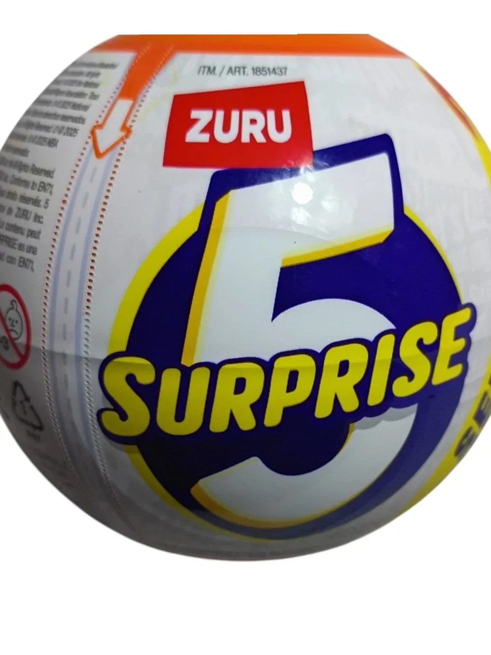 Zuru Nba Ballers Mystery Toy Figure Ball 45 To Collect 4+ Years Orange